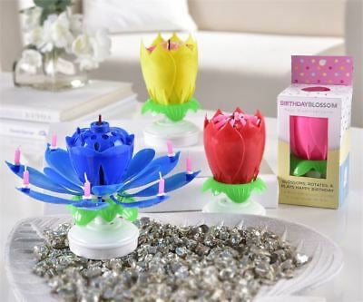 Birthday Blossom flower candle