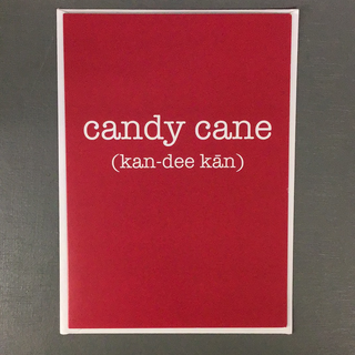 Candy Cane Card