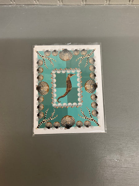 Seahorse Greeting Card