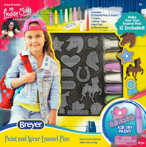 Breyer Horses Activity Paint and Wear Enamel Pins