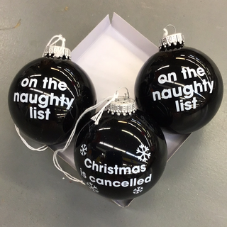 Naughty List Ornament