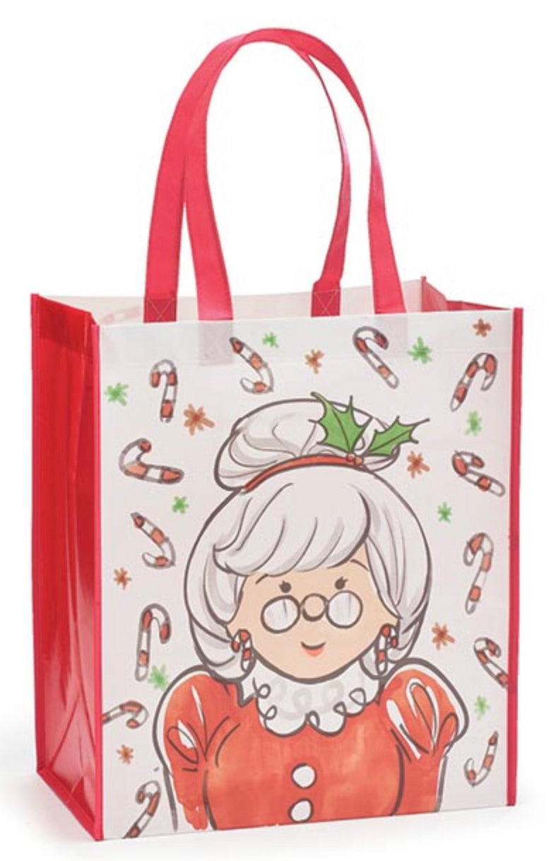 Mr & Mrs Claus Reusable Tote Bag