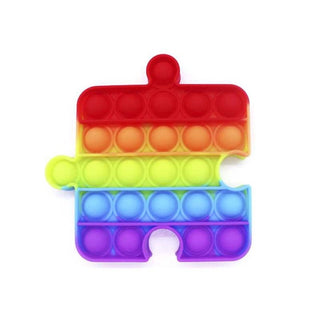 Rainbow Puzzle Piece Pop It