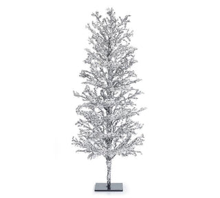 30” Iced Silver Tree
