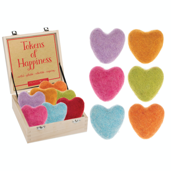 Whimsy Wool Heart Token