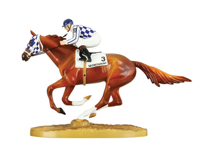 Breyer Secretariat | 50th Anniversary Figurine with Jockey