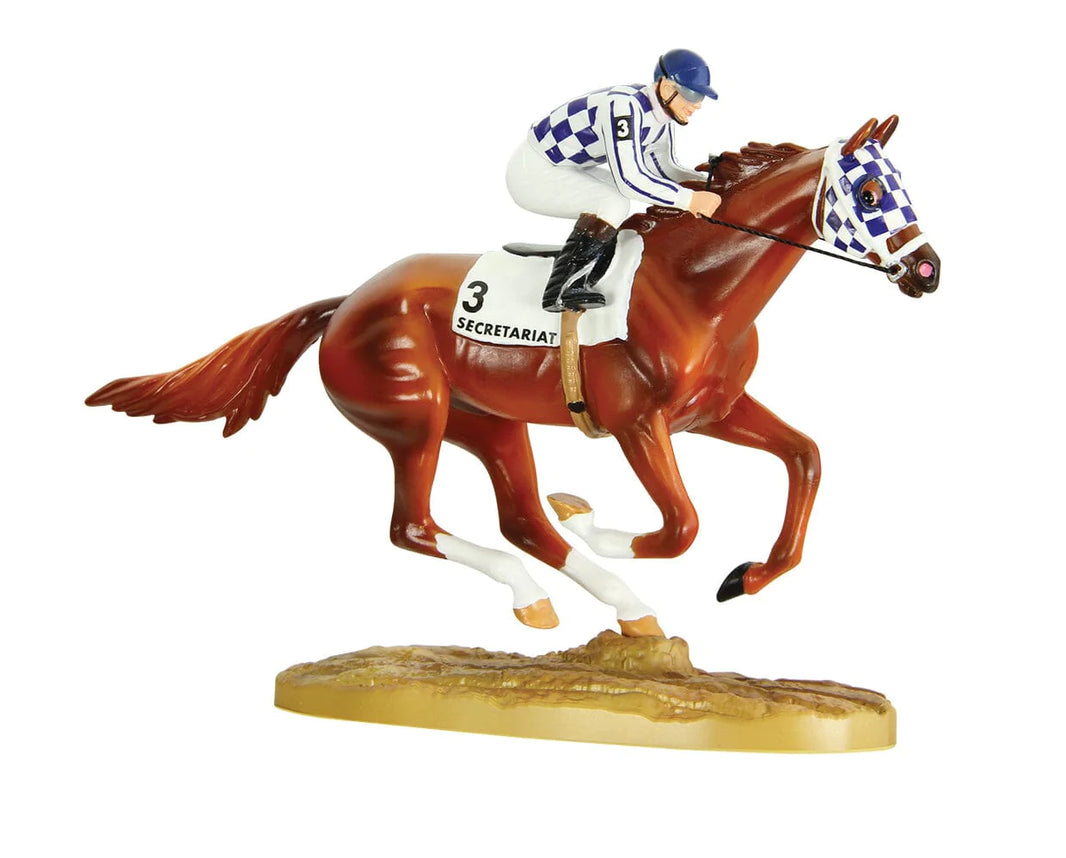 Breyer Secretariat | 50th Anniversary Figurine with Jockey