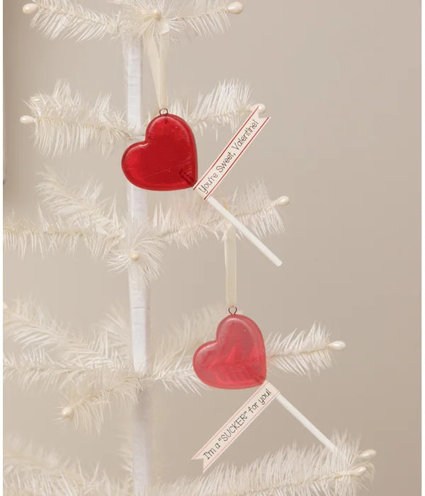 Valentine Lollipop Ornaments